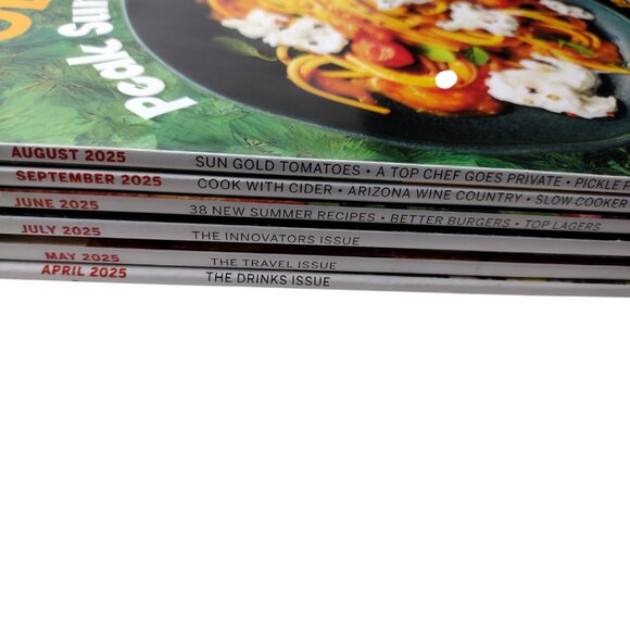 Food & Wine 6 Issue + 1 Bonus Magazine Bundle 2025 Recipes Tips Cooking Desert - Picture 2 of 10